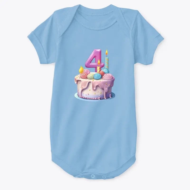 Birthday Onesies 4 